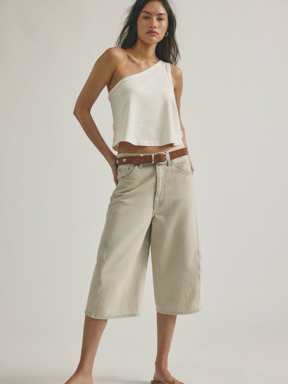 Free People Jax Articulated Cropped Denim